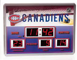 The hockey central panel preview game 4 of the stanley cup final and discuss what montreal needs to do to win their first game of the series and how much fun the lightning were having in practice. Montreal Canadiens Scoreboard Wall Clock Myevergreen