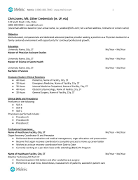 Physician Assistant Sample Resume For Job Seekers Melnic