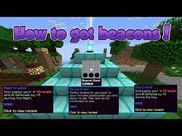 how to craft beacon hypixel skyblock