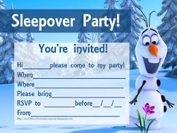 Image result for sleepover invitations
