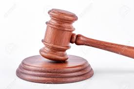 judge gavel with wooden stand irish