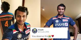 Последние твиты от natarajan (@natarajan_91). Twitterati React After T Natarajan Shared A Picture Of Himself In Indian Jersey