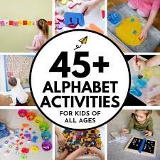 45 alphabet activities for kids busy