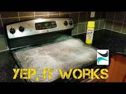 how to clean kitchen glass stove top