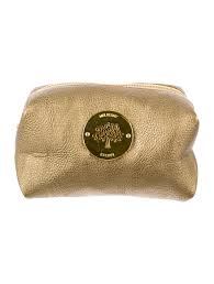 mulberry cosmetic bag gold cosmetic