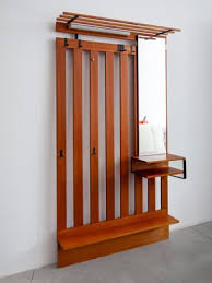 Slatted Entry Coat And Hat Rack