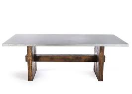 Handmade Zinc Table Zinc Dining Table