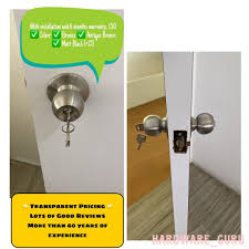 room door lock plus installation