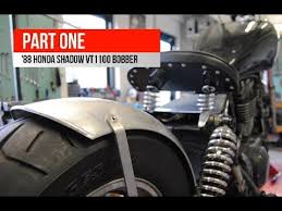 honda shadow vt1100 bobber build part