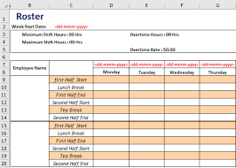 Perhaps it is about time you start writing those 'thank you' emails to them. Excel Roster Template Create Free Employee Roster Template