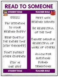 Daily 5 Read To Someone Poster Chart