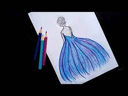 easy colour pencil drawings for