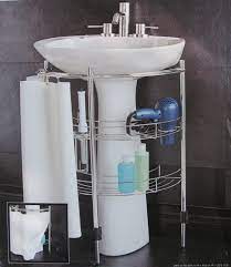 Under bathroom sink storage ideas. Pedestal Sink Storage Target Home Harmony