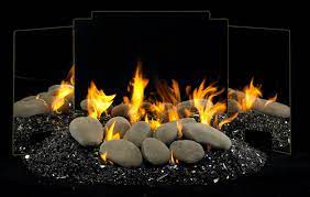 How To Set Up Gas Fireplace With Rocks