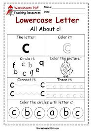 letter c worksheets pdf recognize