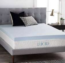 lucid 4 inch gel memory foam mattress