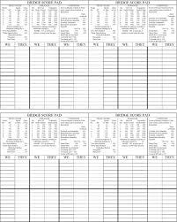 free bridge score pad pdf 79kb 1