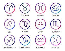 zodiac signs vector icons set zodiac