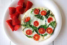 spinach and egg white omelet eat