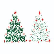 ✓ free for commercial use ✓ high quality images. Chihuahua Dog Christmas Tree Cuttable Design