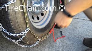 Tire Chains Diamond Installation Diamond Chains Video
