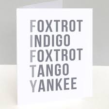 Wikipedia has tons of comprehensive information, but can be confusing to a beginner. Phonetic Alphabet 50th Birthday Card By Loud Duck Design Notonthehighstreet Com In 2020 50th Birthday Cards Birthday Cards Phonetic Alphabet