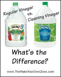 regular vinegar vs cleaning vinegar