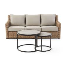 Nesting Table Set With Patio Cover