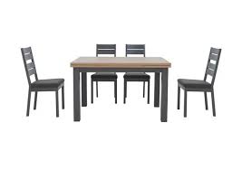 Modern design is what we like the most, in products functionality is a canon. Cayenne Oak Extending Dining Table And 4 Oak Painted Dining Chairs Furniture Village