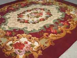 19th century aubusson carpet 2 85m x 2