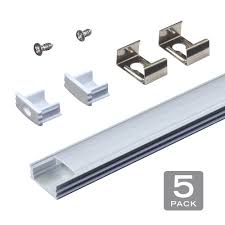 Led Tape Light Mounting Channel 5 Pack 1m 39 In Each Armacost Lighting