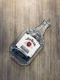 jim beam bourbon whiskey bottle glass
