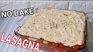 how to cook no bake lasagna no bake