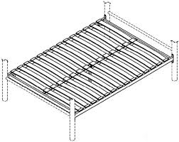 replacement metal sprung slat base