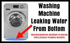 Washing Machine Leaking Water From Bottom How To Fix