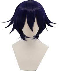 Kokichi Ouma Cosplay Wig Anime Danganronpa Black Purple Hair for Men Heat  Resistant Synthetic Fashion Party Hair Anime New : Amazon.ca: Clothing,  Shoes & Accessories