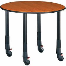 rolling metal table legs for ergonomic