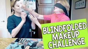blindfolded makeup challenge w my mom