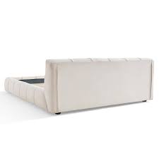 mallory upholstered low bed frame