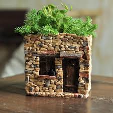 Fairy Garden House Plant Container