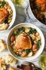 chicken  rosemary and white bean stew