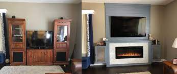 Electric Fireplace Wall Insert Mantle