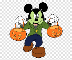 Mickey Mouse Halloween Frankenstein, Plant, Food, Vegetable, Produce  Transparent Png – Pngset.com