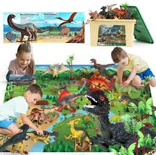 57 playmat carpet dinosaur wildlife