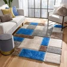 soft fluffy large gy rug