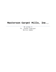 masterton carpet mills
