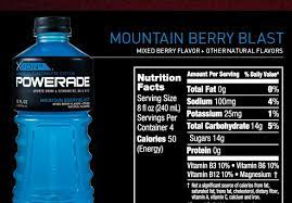 berry and tropical isotonic sports drink