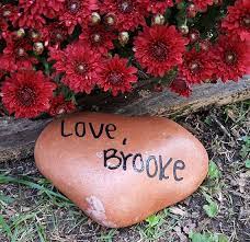 Handwriting Garden Stones Memorial