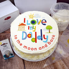 let s make a cake for daddy baking box