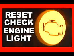 how to reset your check engine light